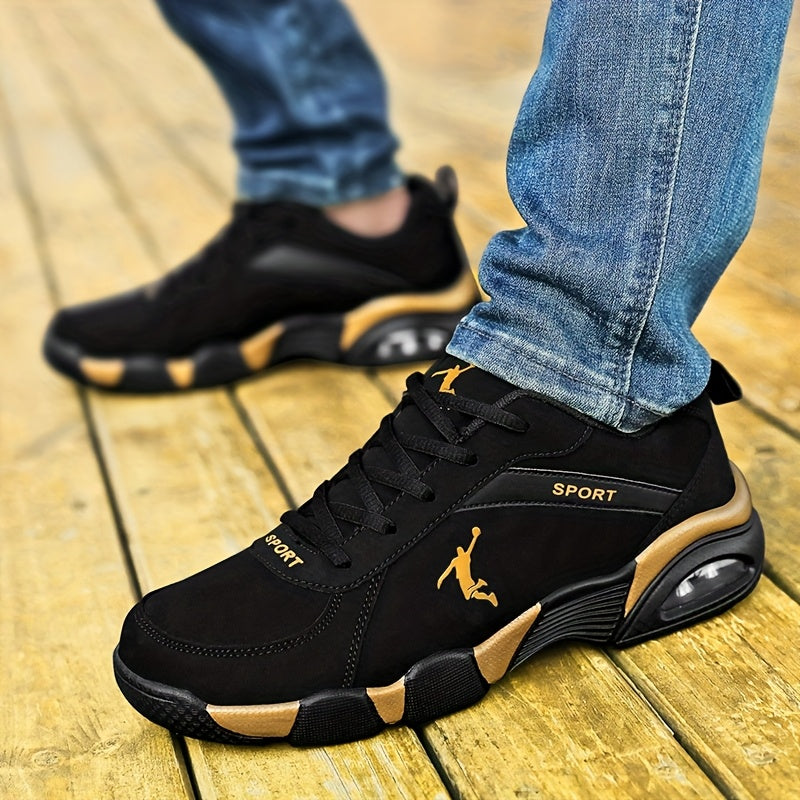 Breathable Mid-Top Sneakers with Secure Lace Closure