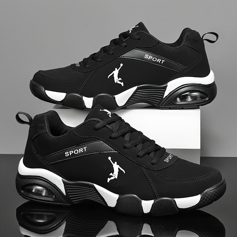 Breathable Mid-Top Sneakers with Secure Lace Closure