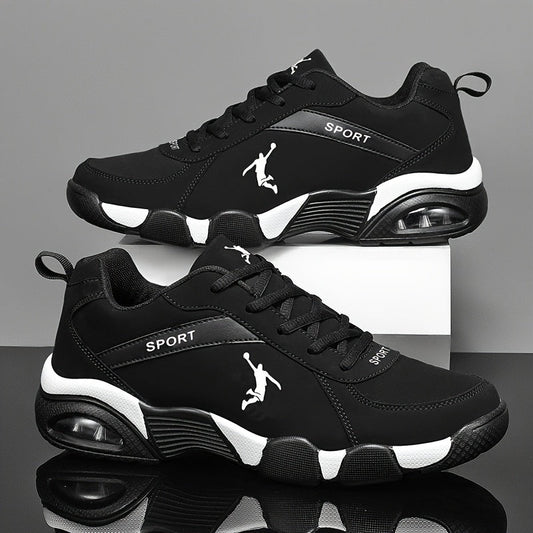 Breathable Mid-Top Sneakers with Secure Lace Closure