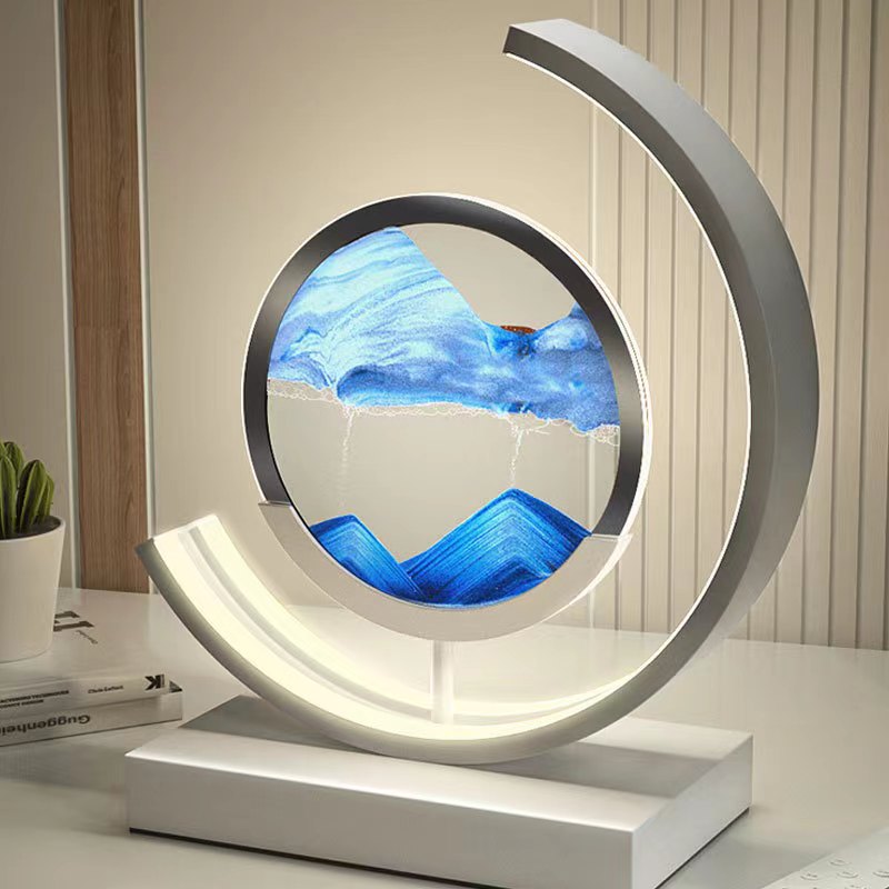 Soothing Sand Table Lamp with Motion Design