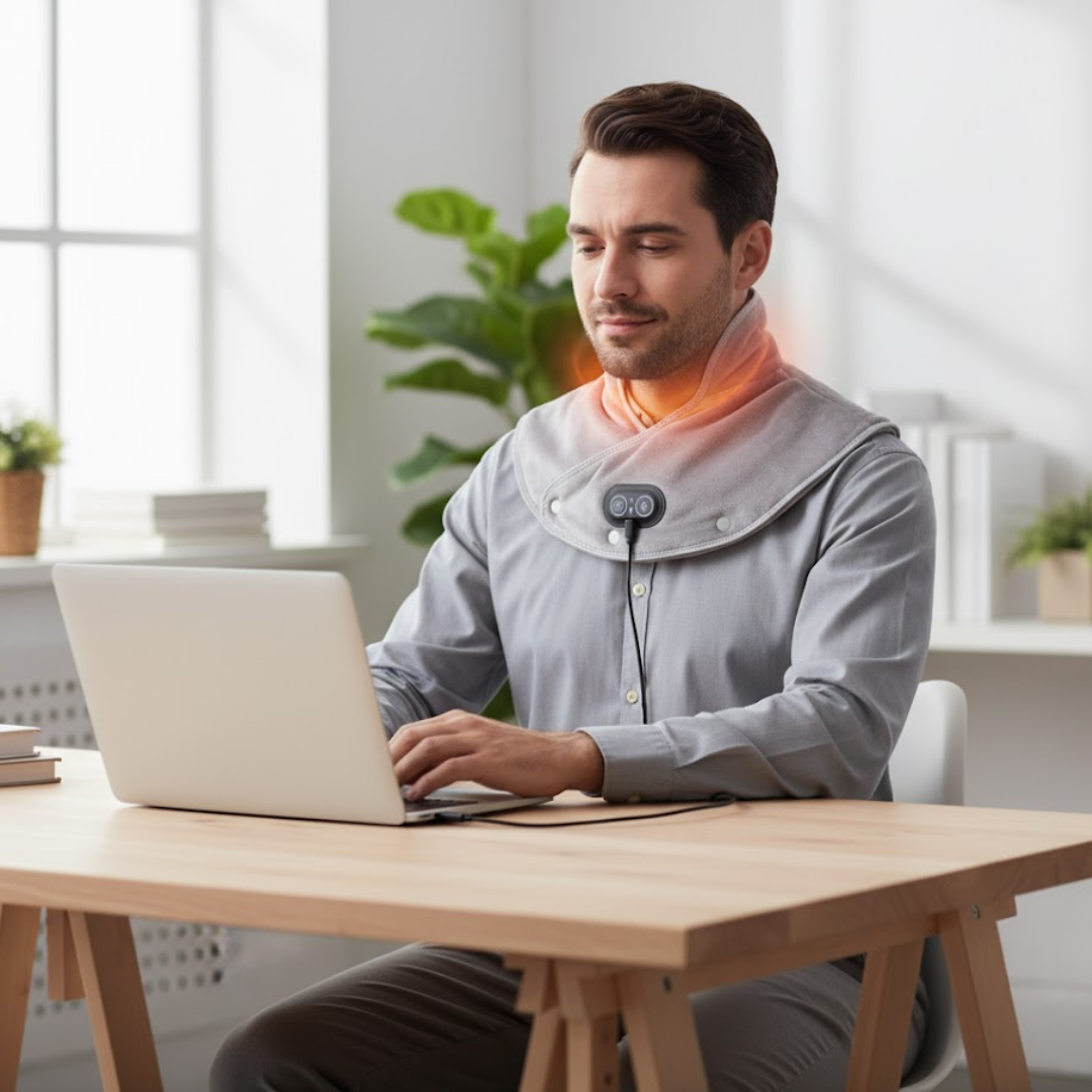 Adjustable USB Heating Wrap for Neck and Shoulders