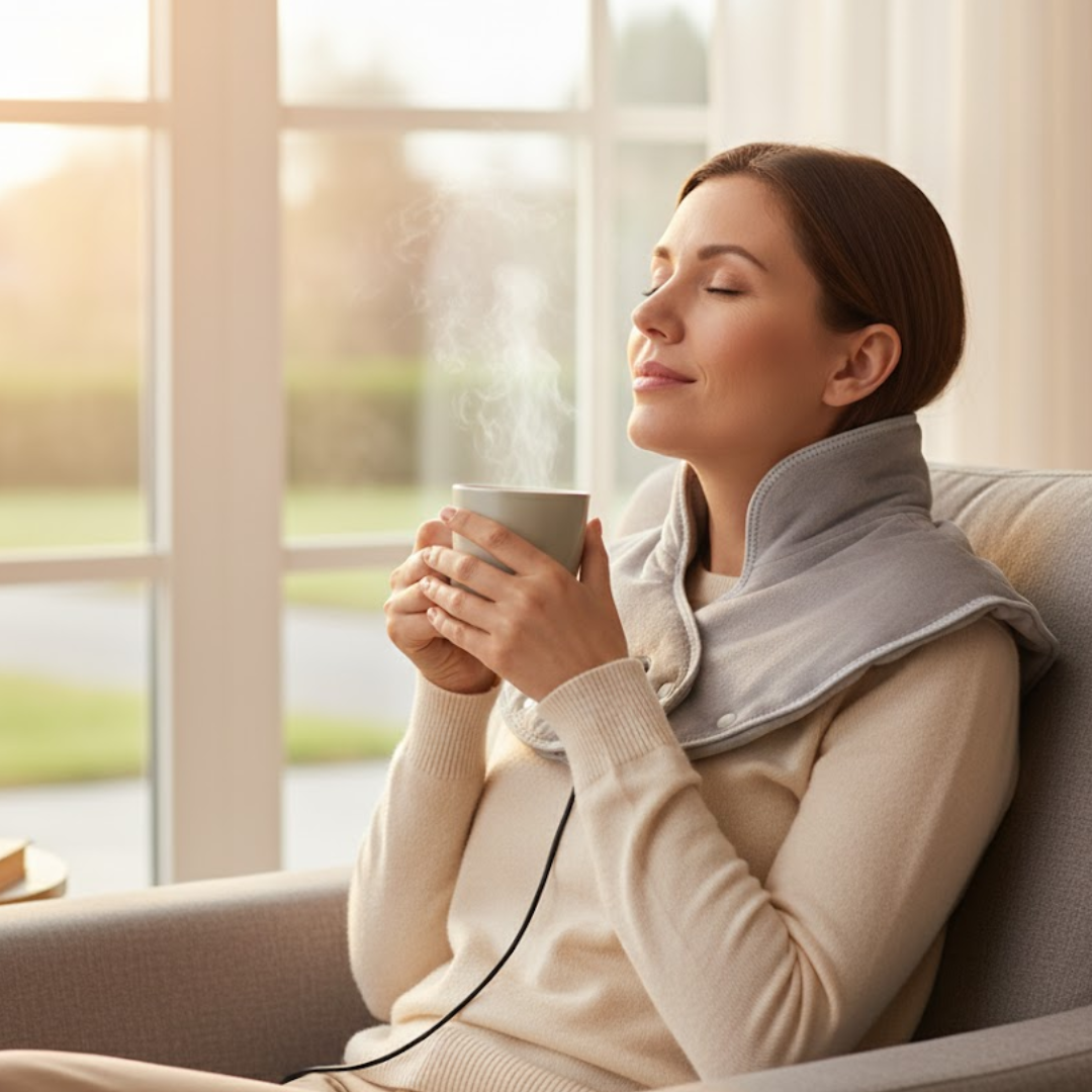 Adjustable USB Heating Wrap for Neck and Shoulders