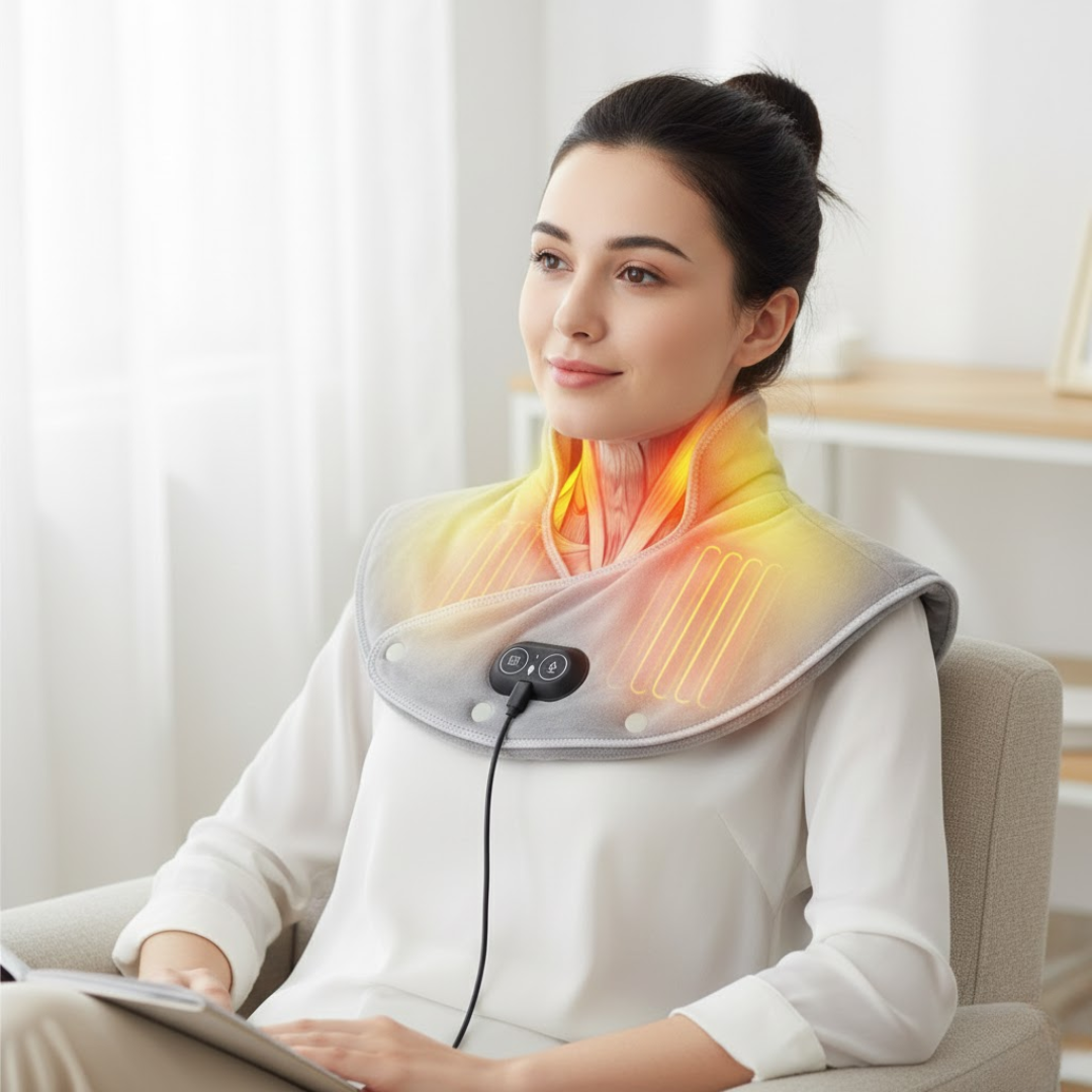 Adjustable USB Heating Wrap for Neck and Shoulders