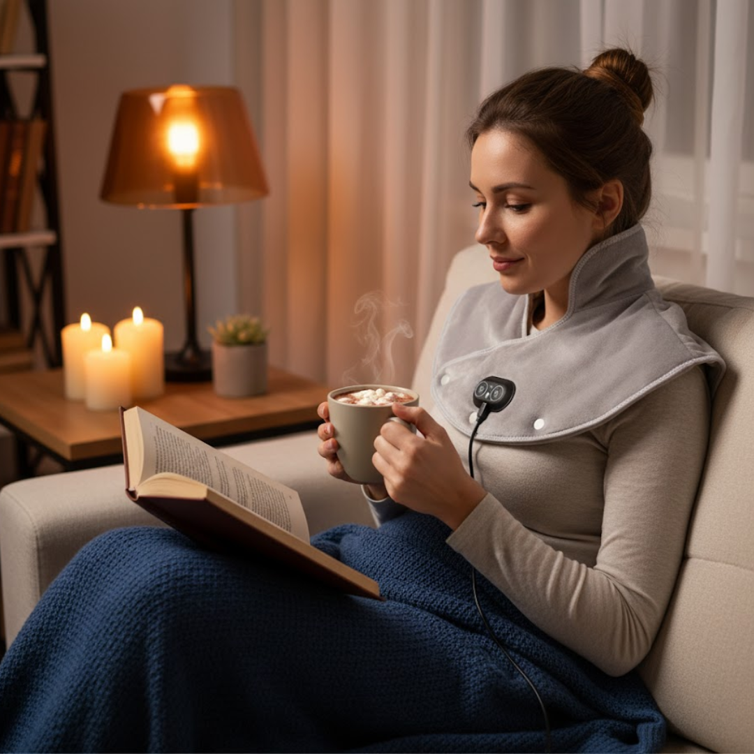 Adjustable USB Heating Wrap for Neck and Shoulders