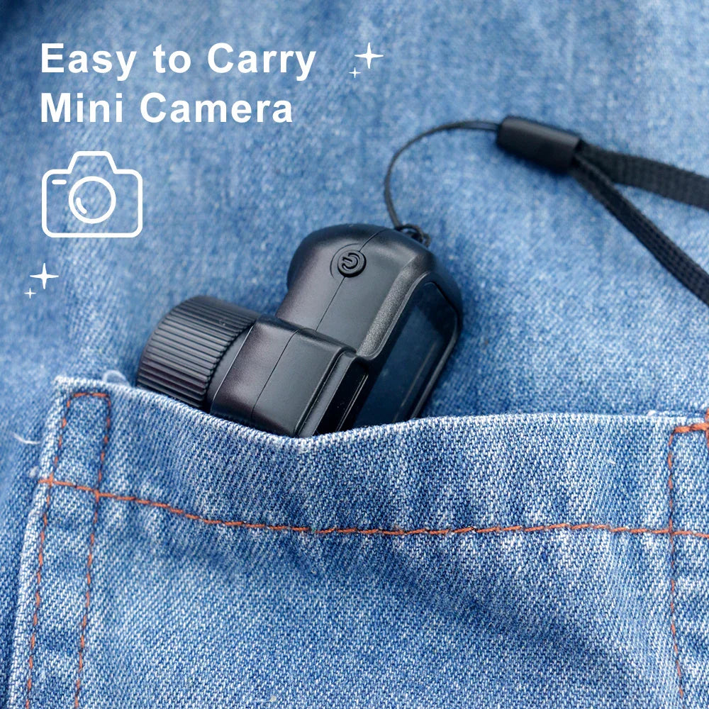 Compact Mini Camera with 1080P HD Video and 200mAh Battery