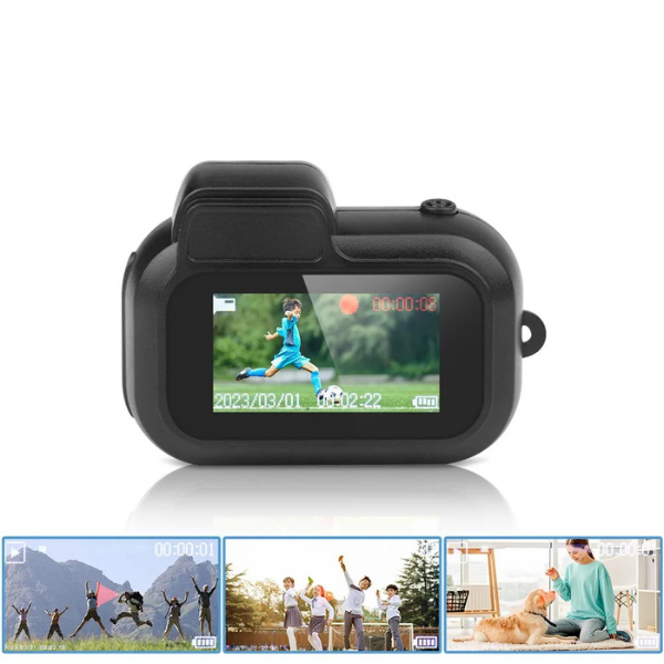 Compact Mini Camera with 1080P HD Video and 200mAh Battery