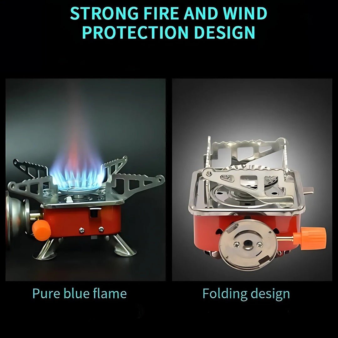 Foldable Portable Gas Stove for Camping and Outdoor Cooking