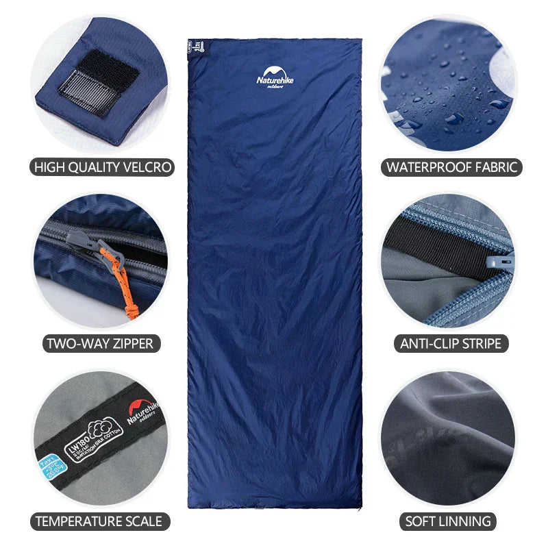 Compact Lightweight Sleeping Bag for Camping and Travel