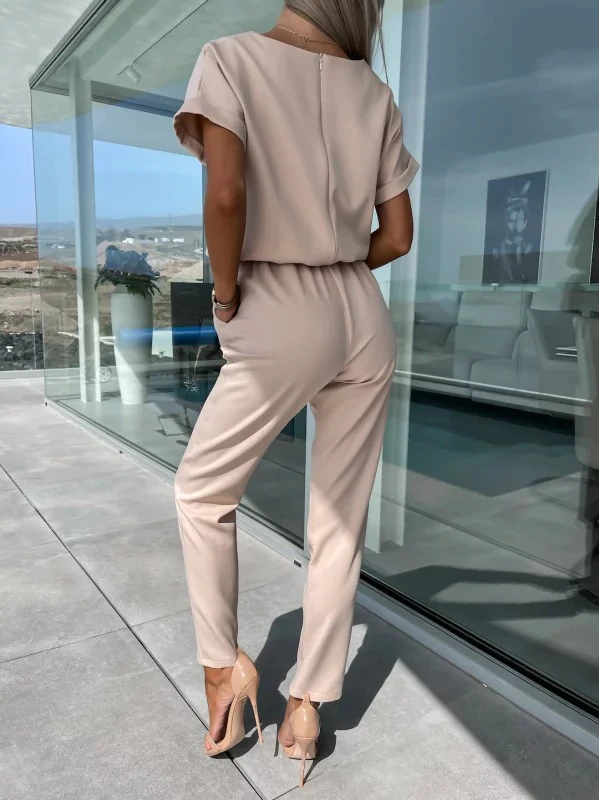 Fitted Denim Jumpsuit for Women