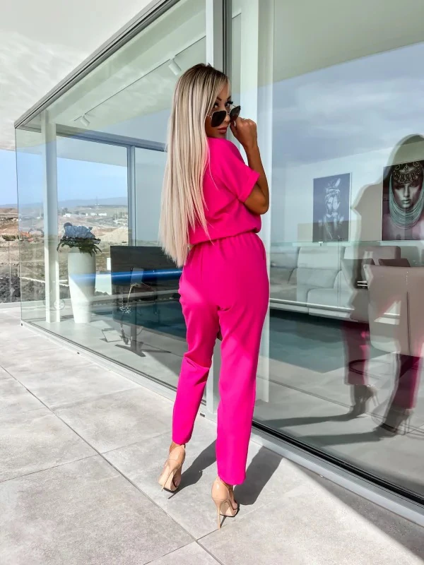 Fitted Denim Jumpsuit for Women