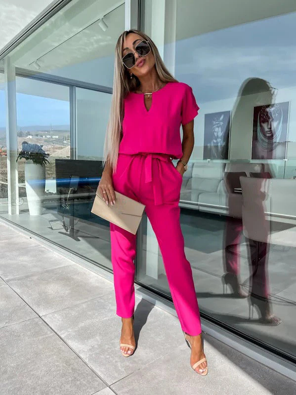 Fitted Denim Jumpsuit for Women