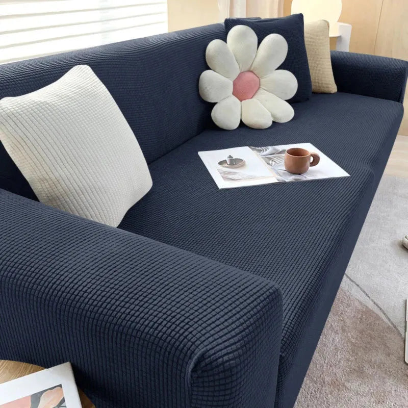 Jacquard Fabric Sofa Cover for L-Shaped and Recliner Sofas