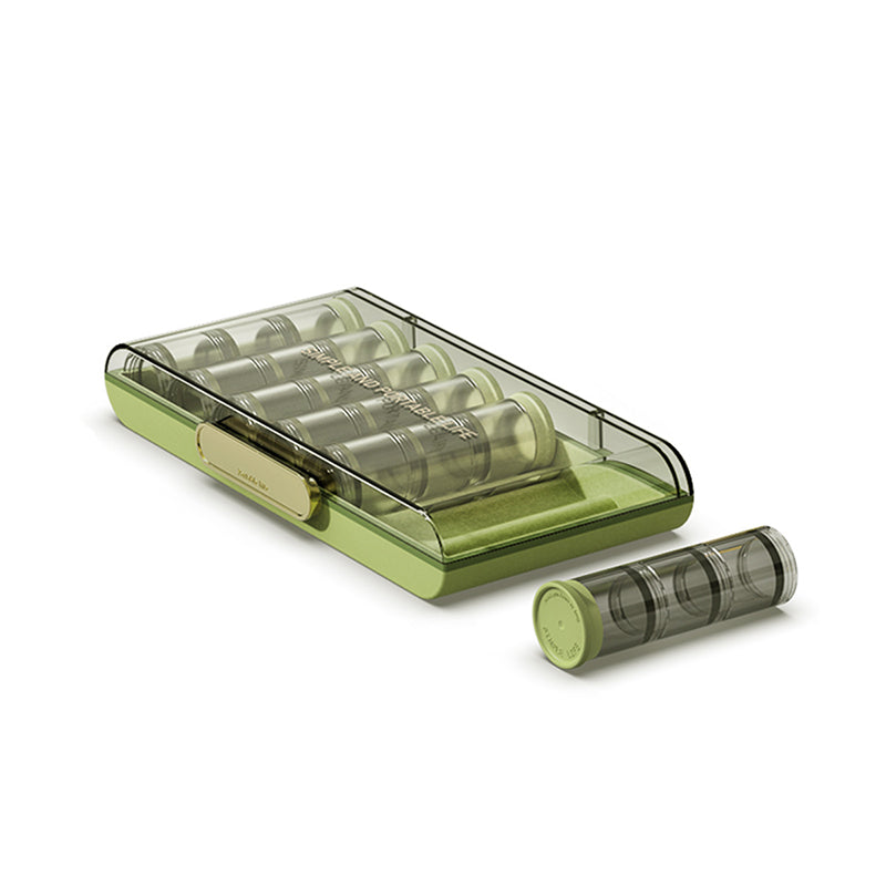 7-Day Pill Organizer with Morning Noon Evening Compartments