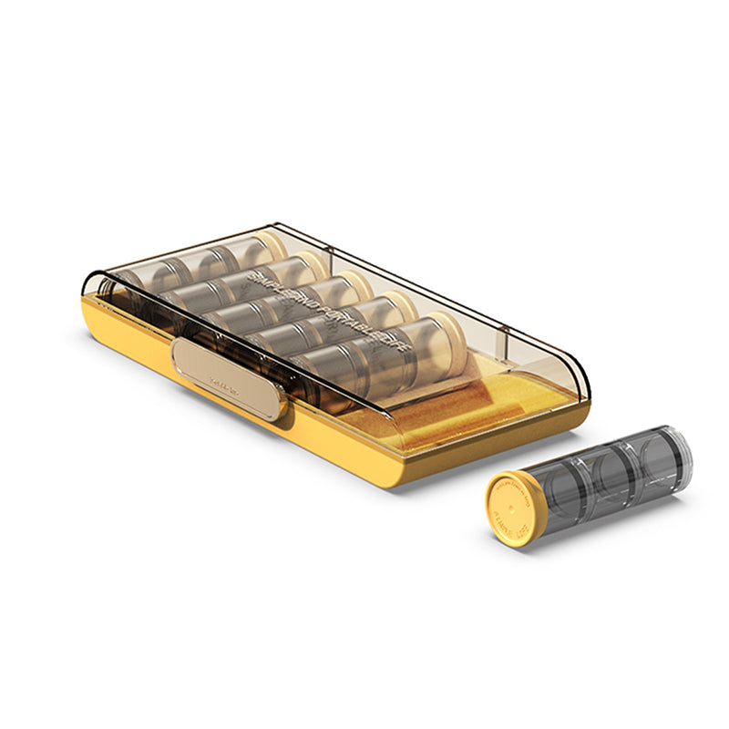 7-Day Pill Organizer with Morning Noon Evening Compartments