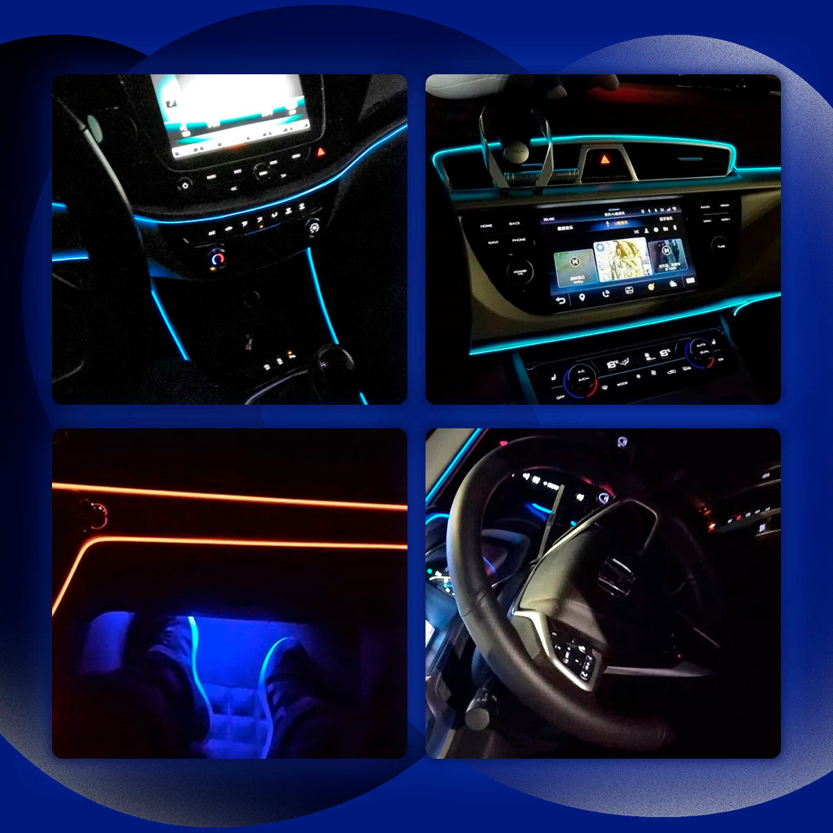 Car Ambient LED Light Strip for Luxurious Interior Atmosphere