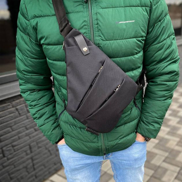 Anti-Theft Crossbody Bag with Adjustable Strap and Organized Storage