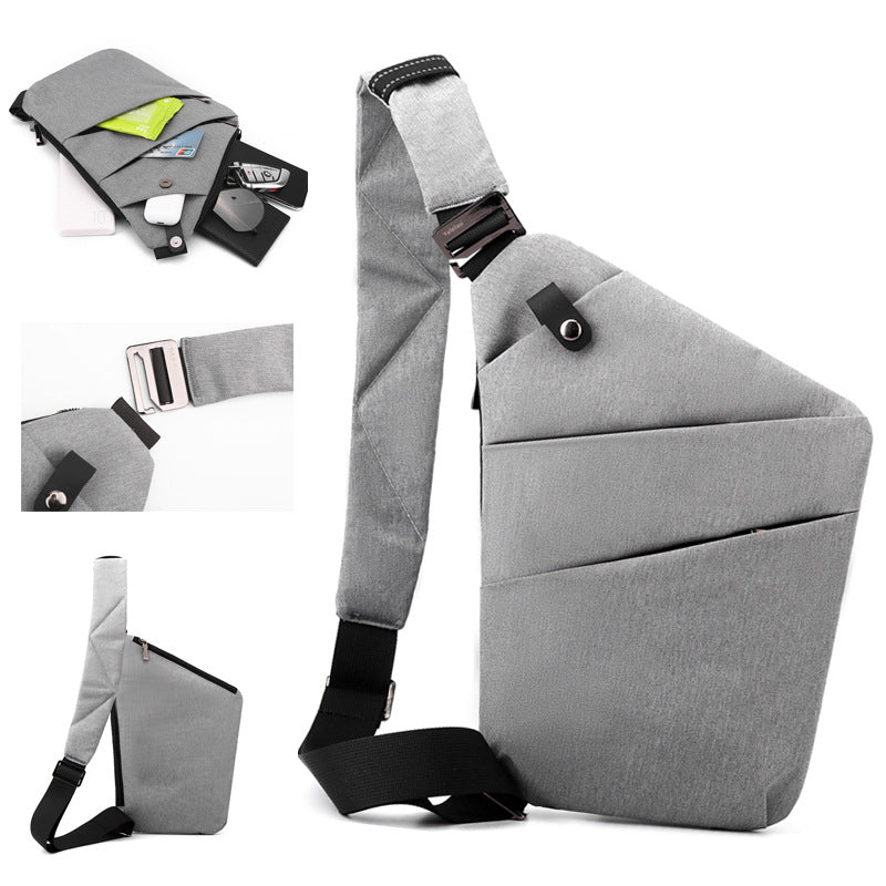 Anti-Theft Crossbody Bag with Adjustable Strap and Organized Storage