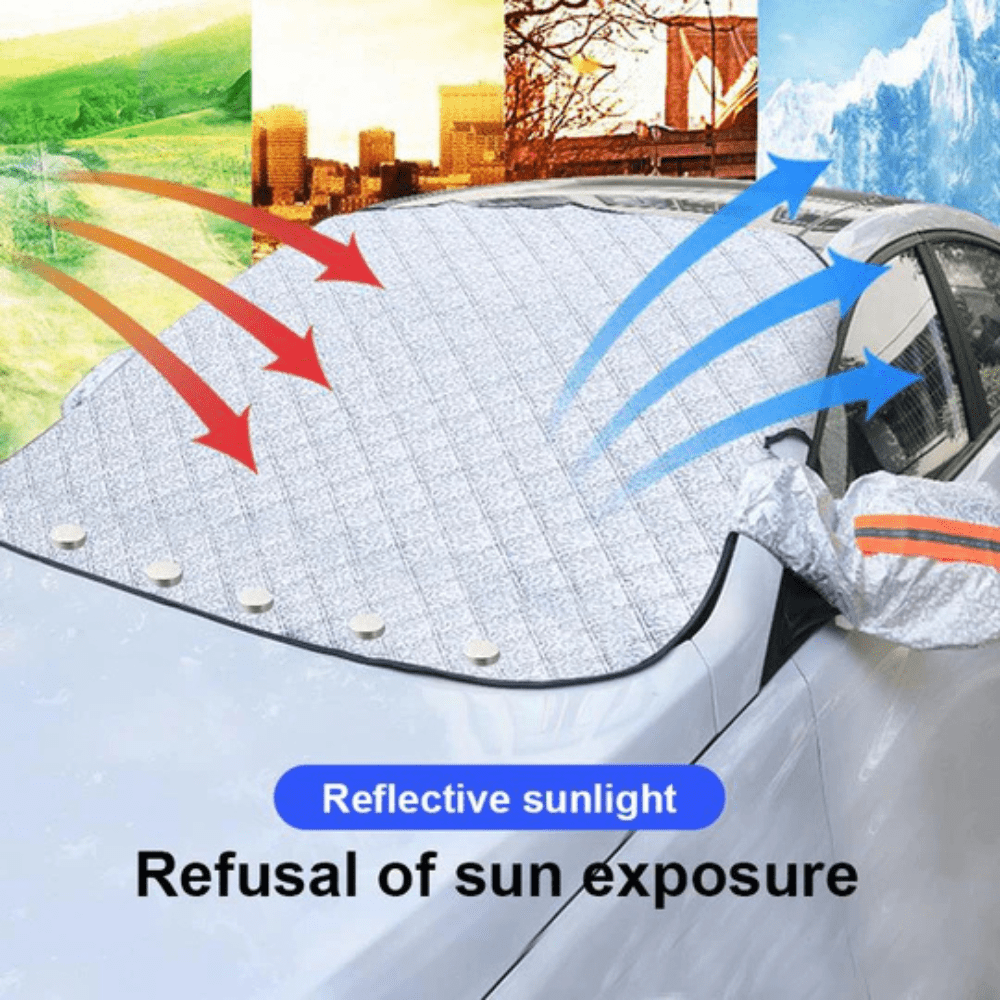 Magnetic Windshield Snow and Ice Cover