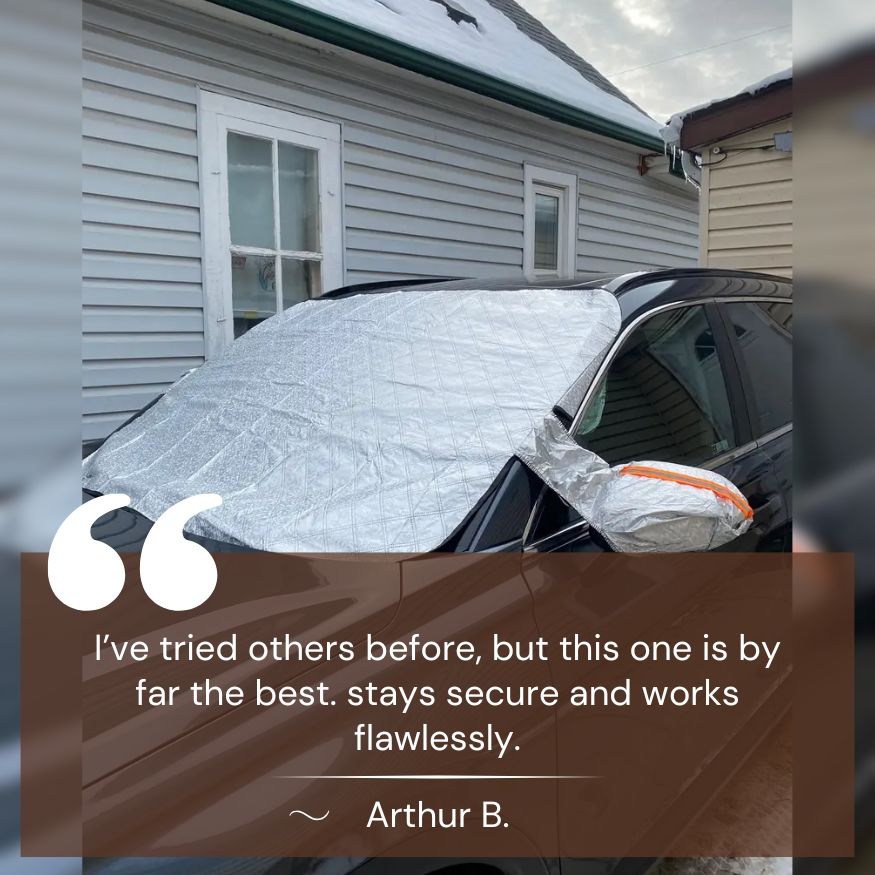 Magnetic Windshield Snow and Ice Cover