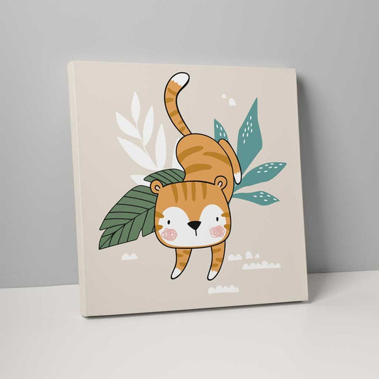 Boho Jungle Tiger Canvas Wall Art