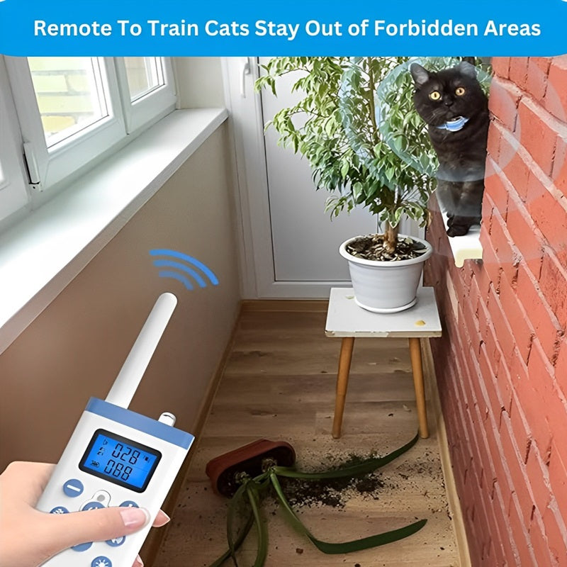 Humane Cat Shock Collar with Remote and Adjustable Settings