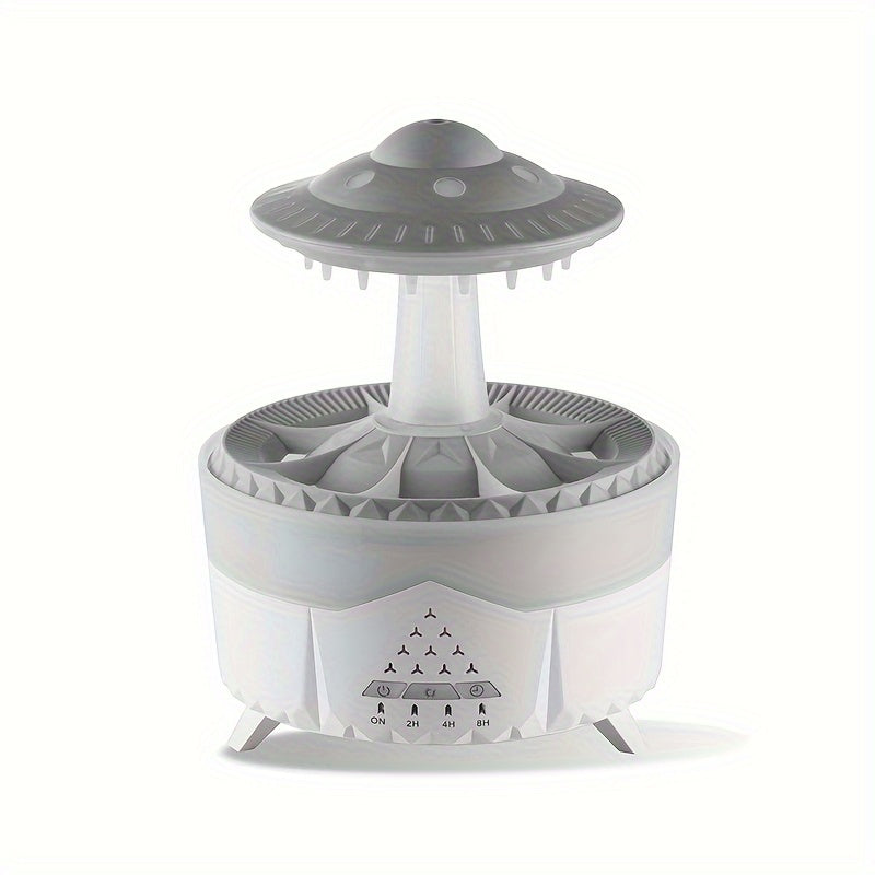 Raindrop Aromatherapy Essential Oil Diffuser with LED Light and Humidifier