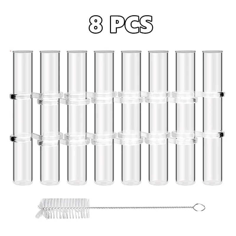 Adjustable Glass Tube Flower Vase with Hinges