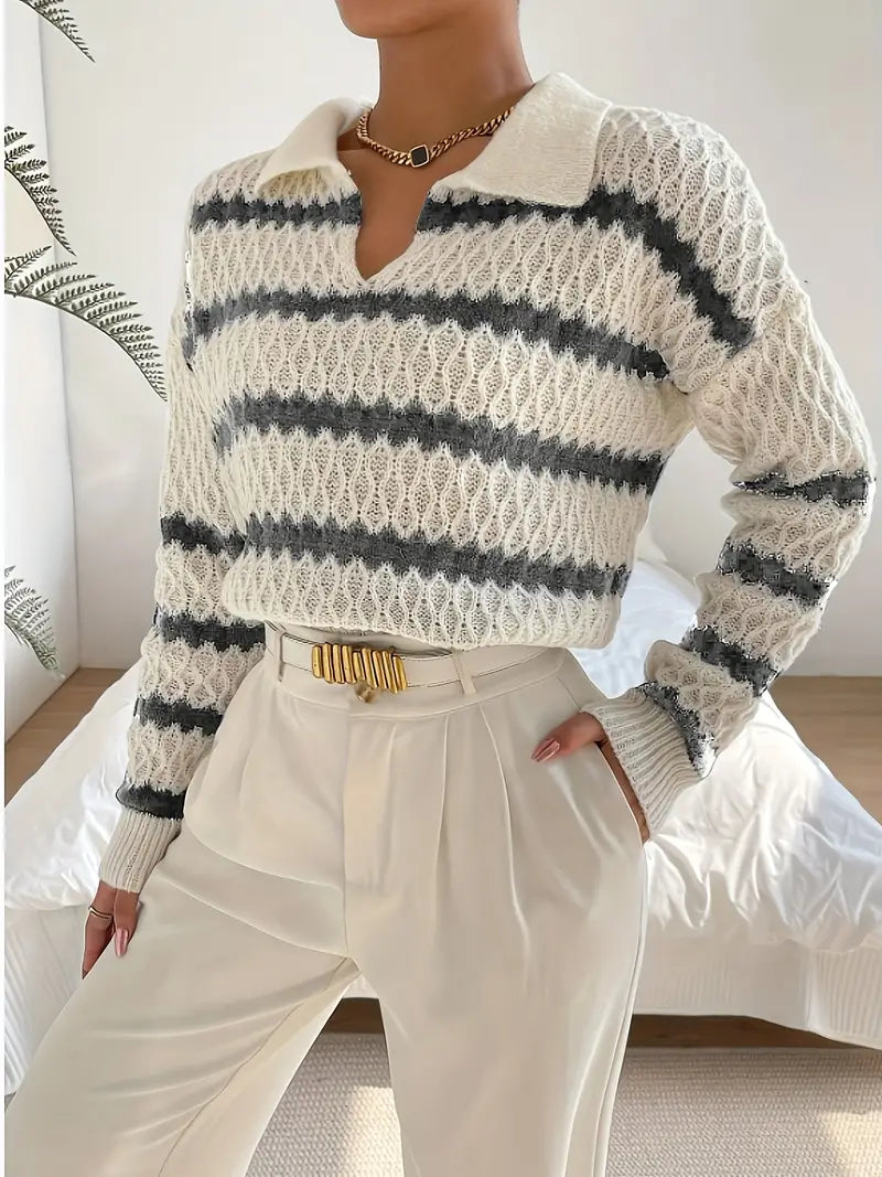 Tessira - Vintage Collar Sweater