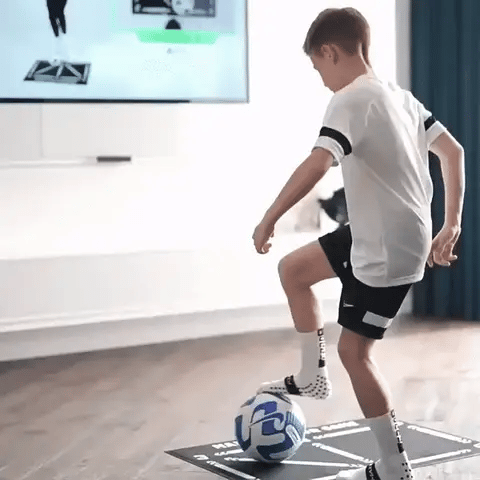 Youth Football Training Mat with Video Coaching Program
