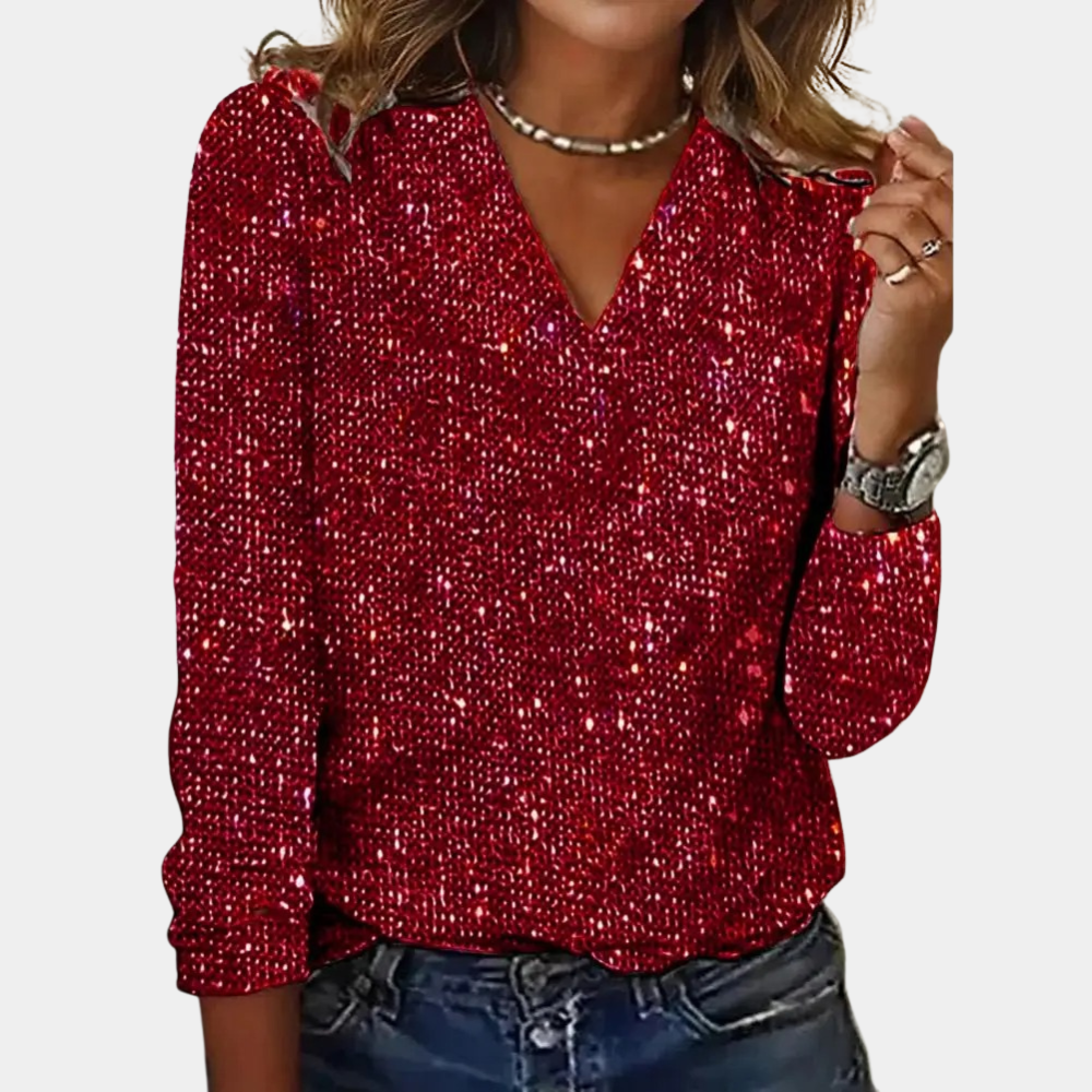 Sequin Elegance Top for Women