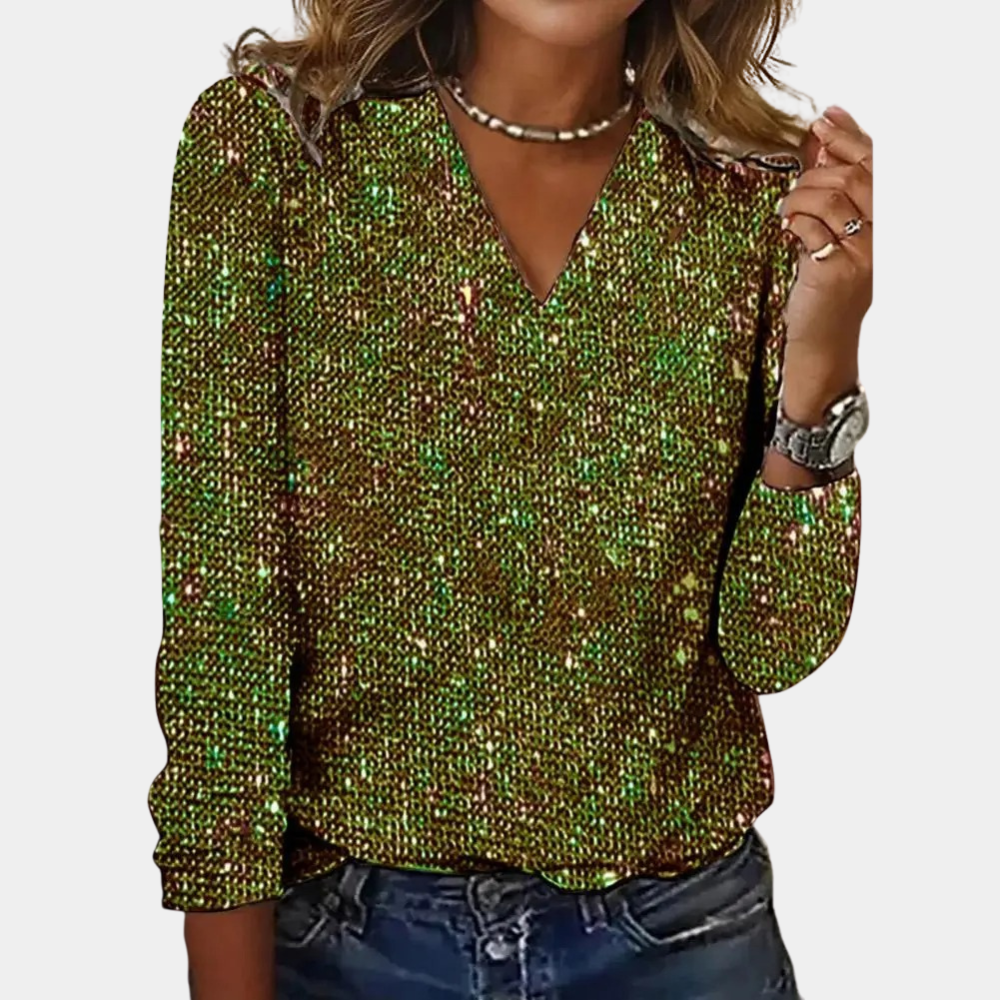 Sequin Elegance Top for Women