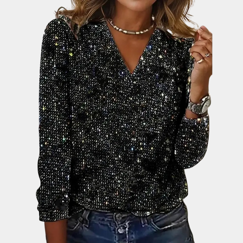 Sequin Elegance Top for Women