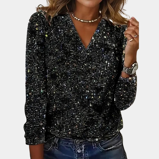 Sequin Elegance Top for Women