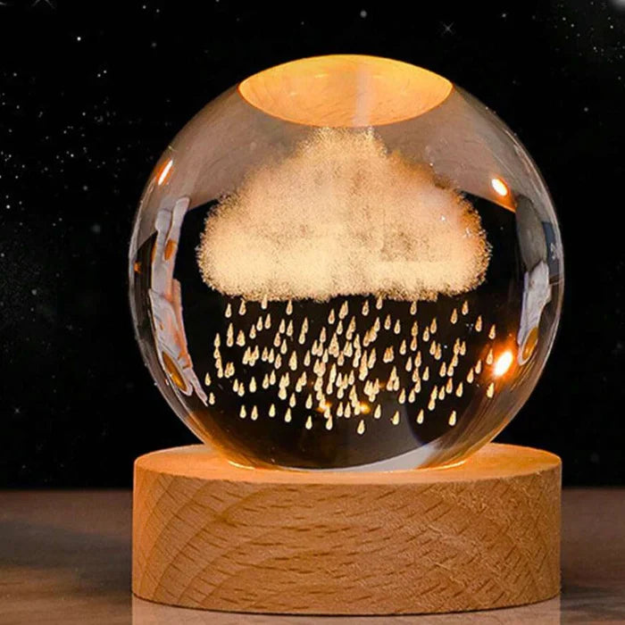 Luminous 3D Engraved Celestial Sphere Night Light