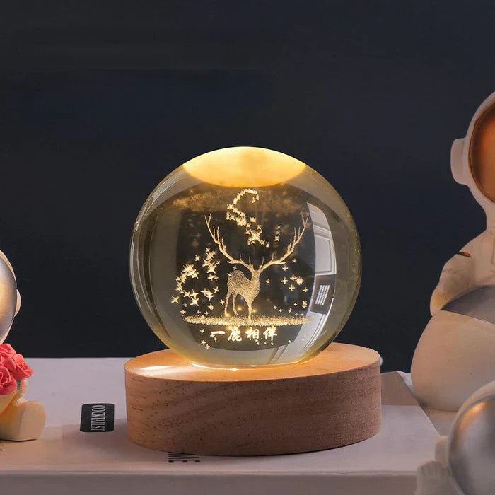 Luminous 3D Engraved Celestial Sphere Night Light