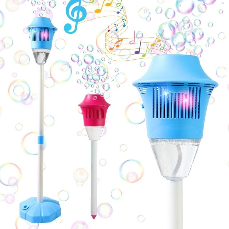 Automatic Bubble Maker for Kids with Adjustable Height - 20,000 Bubbles per Minute, Portable and Lightweight