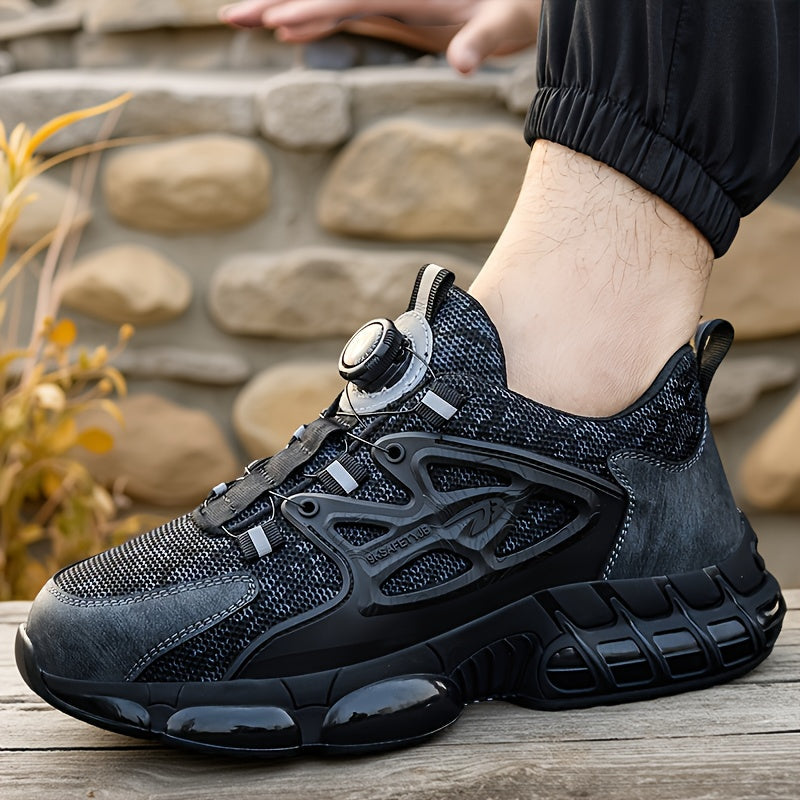 Comfortable Low-Top Work Shoes with Safety Toe Cap