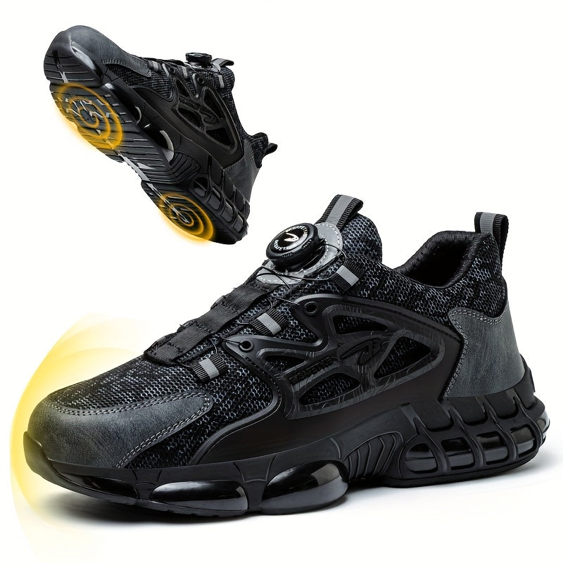 Comfortable Low-Top Work Shoes with Safety Toe Cap
