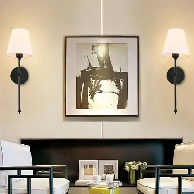Rechargeable Wireless Wall Lamp - Modern LED Design (2-Pack)