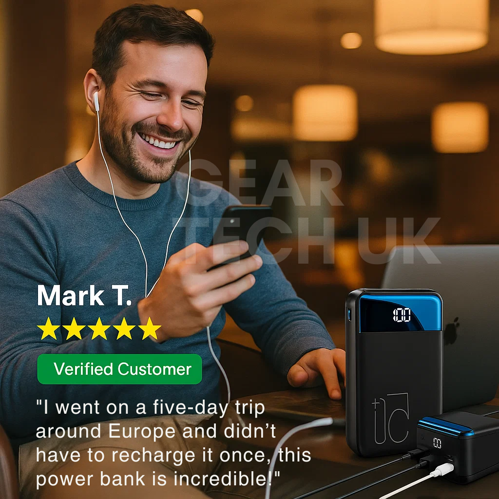 50,000 mAh Fast Charging Power Bank with LED Light