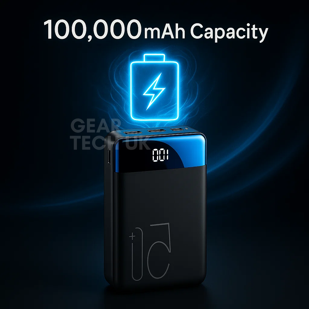 50,000 mAh Fast Charging Power Bank with LED Light