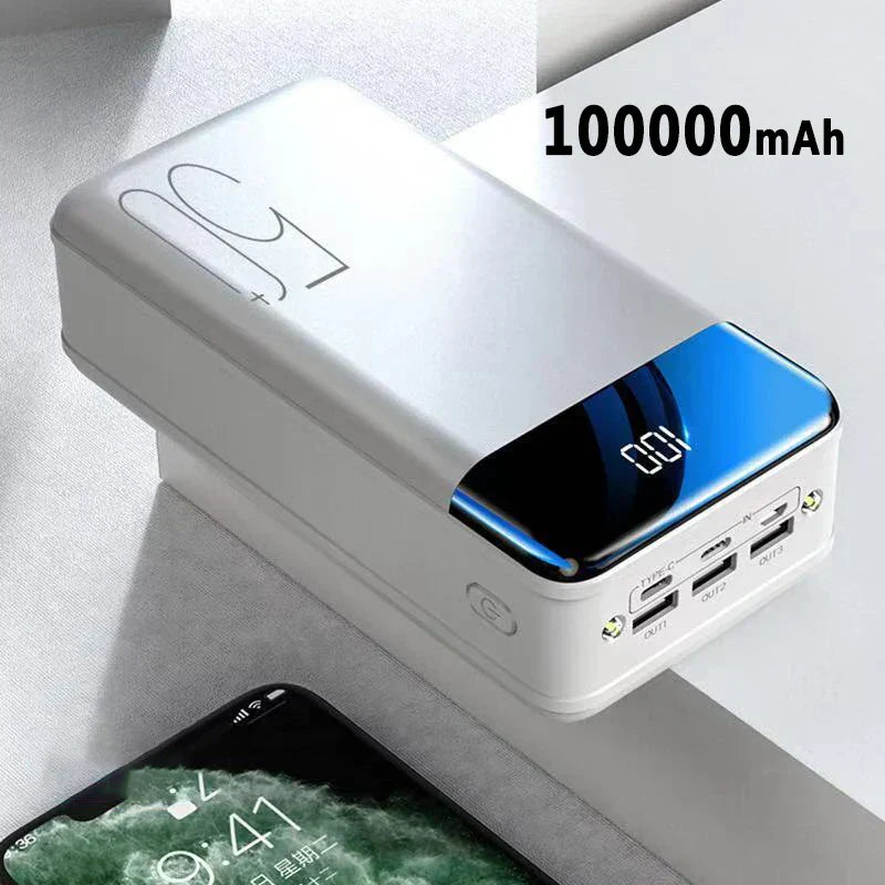 50,000 mAh Fast Charging Power Bank with LED Light