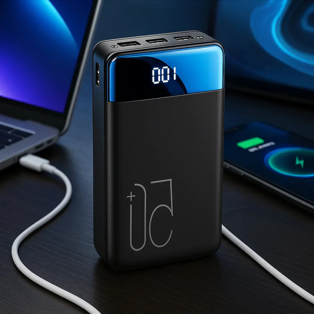 50,000 mAh Fast Charging Power Bank with LED Light