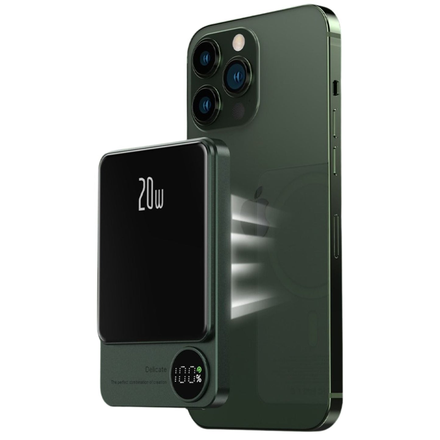 Magnetic Power Bank 10000mAh with Fast Wireless Charging