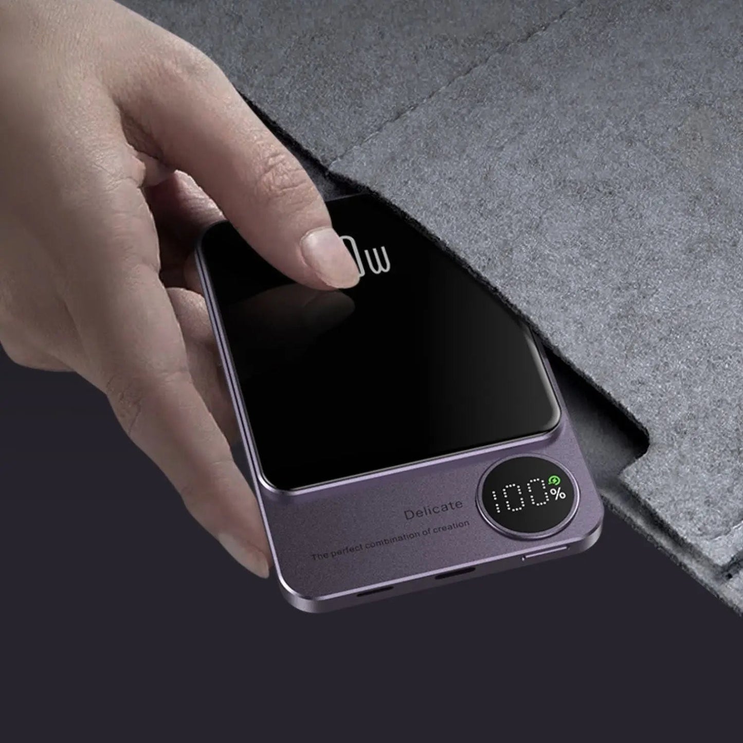 Magnetic Power Bank 10000mAh with Fast Wireless Charging