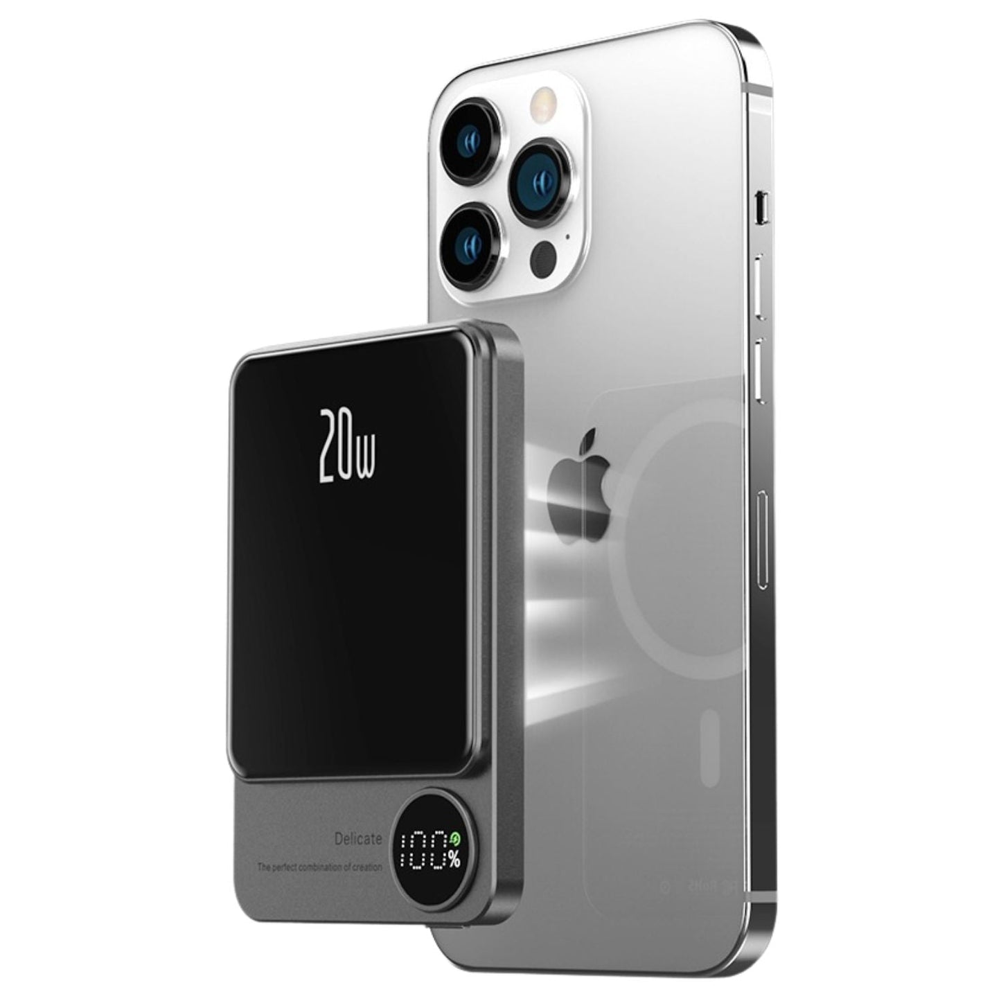Magnetic Power Bank 10000mAh with Fast Wireless Charging