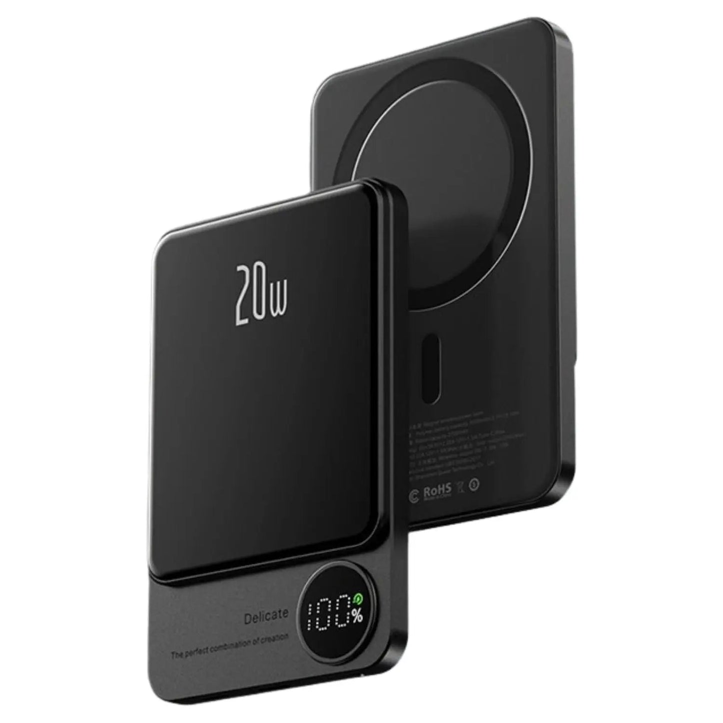 Magnetic Power Bank 10000mAh with Fast Wireless Charging