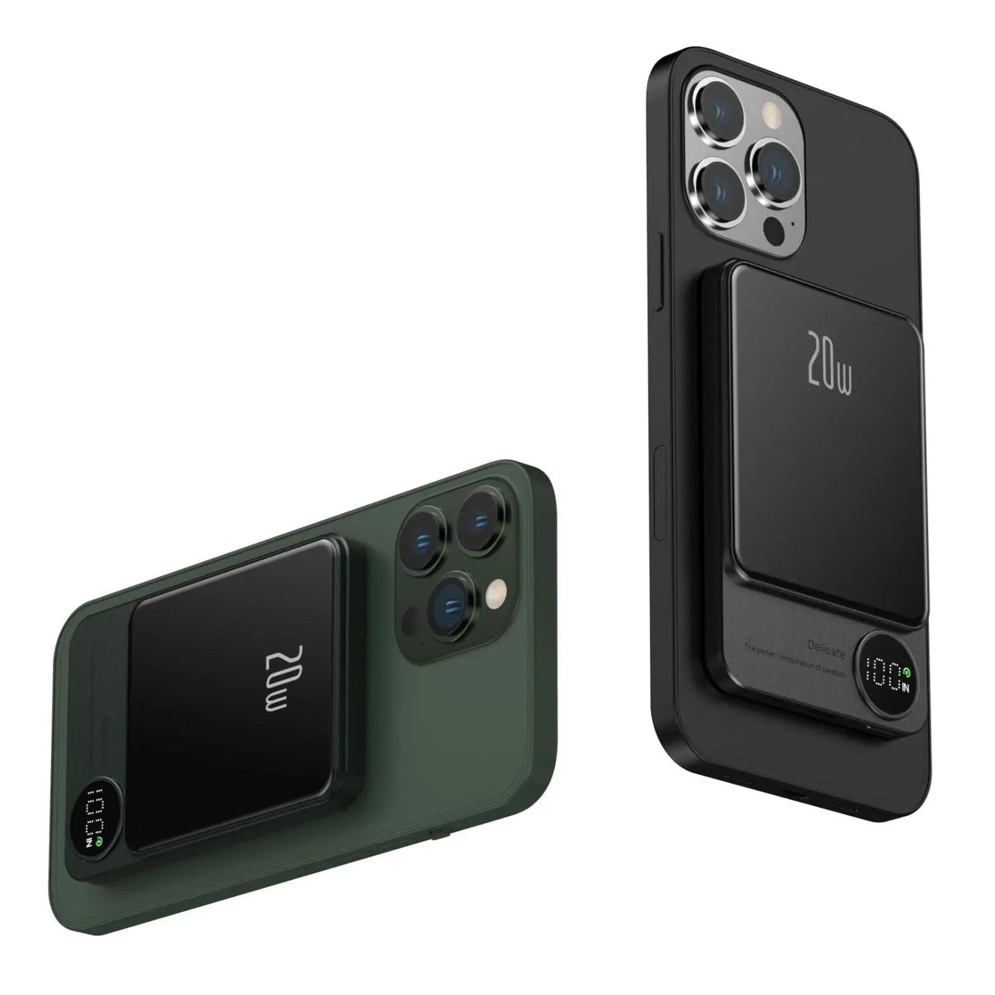 Magnetic Power Bank 10000mAh with Fast Wireless Charging