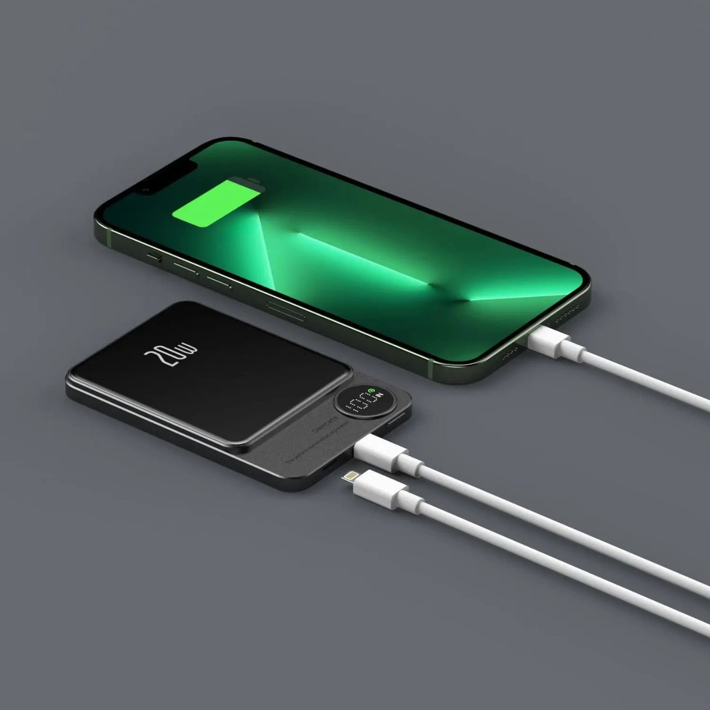 Magnetic Power Bank 10000mAh with Fast Wireless Charging