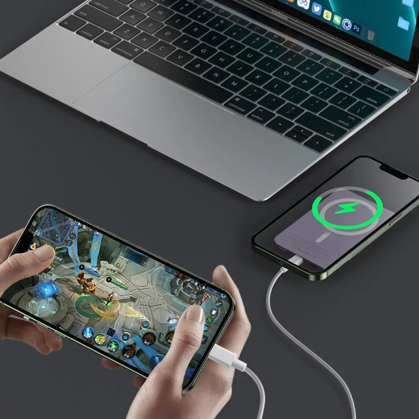 Magnetic Power Bank 10000mAh with Fast Wireless Charging